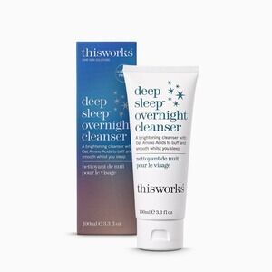 This Works Deep Sleep Overnight Cleanser 100ml 3.3oz New Sealed Vegan Face